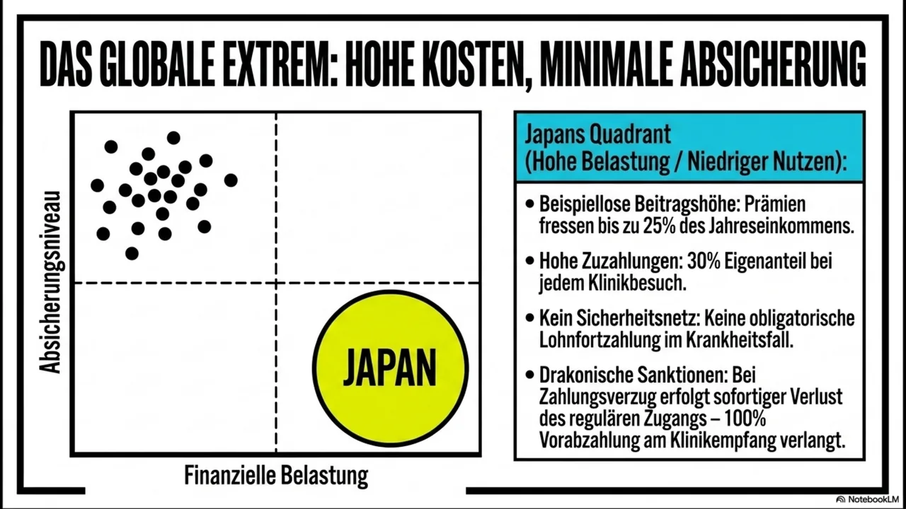 Folie 8 von 15. Das globale Extrem: hohe Kosten, minimale Absicherung.