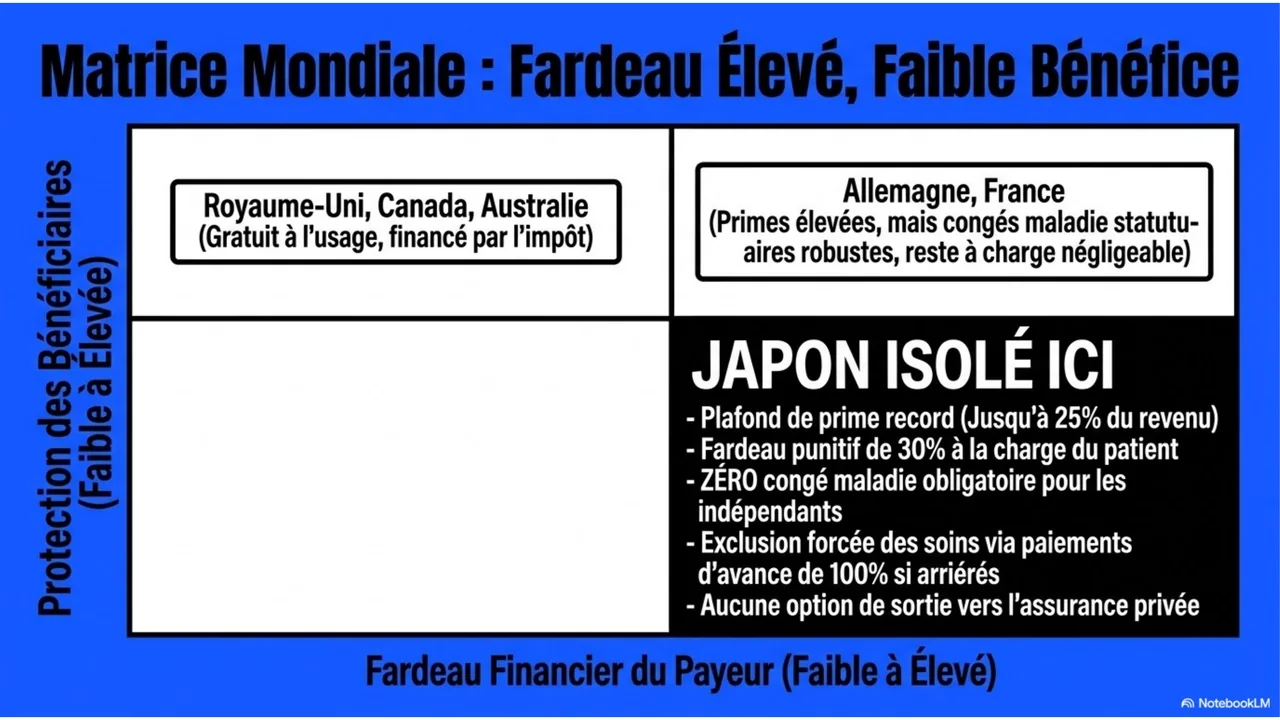 Diapositive 11 sur 15. Matrice mondiale : fardeau élevé, faible bénéfice.