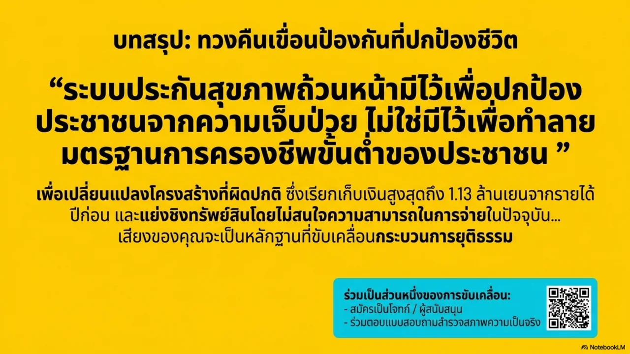 สไลด์ที่ 15 จาก 15. บทสรุป ทวงคืนเขื่อนป้องกันที่ปกป้องชีวิต