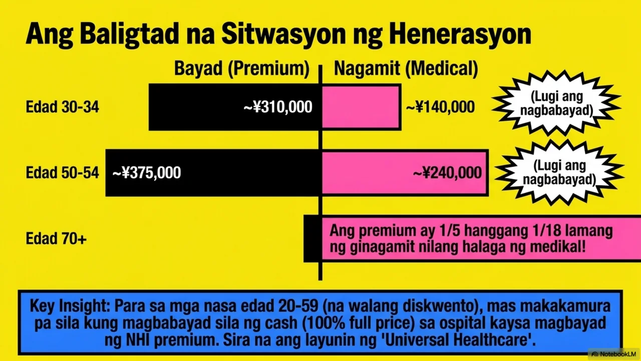Slide 7 ng 14. Ang baligtad na sitwasyon ng henerasyon: bayad laban sa nagamit.