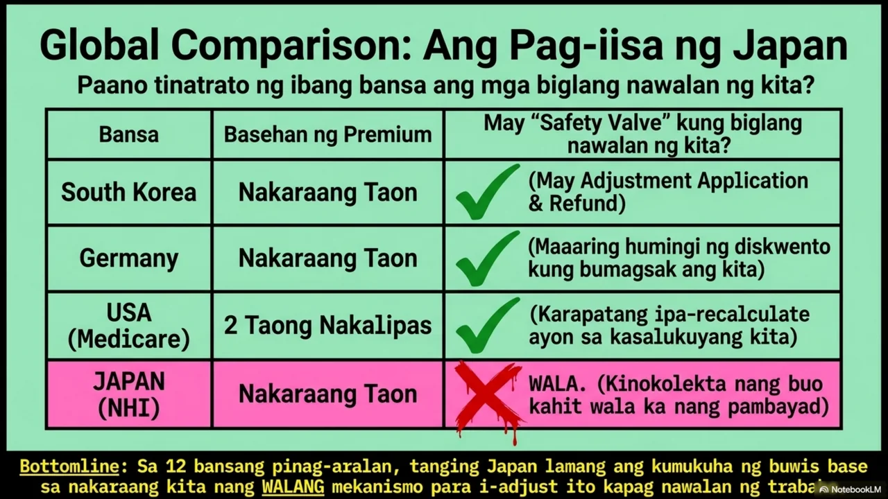 Slide 8 ng 14. Global comparison: ang pag-iisa ng Japan.