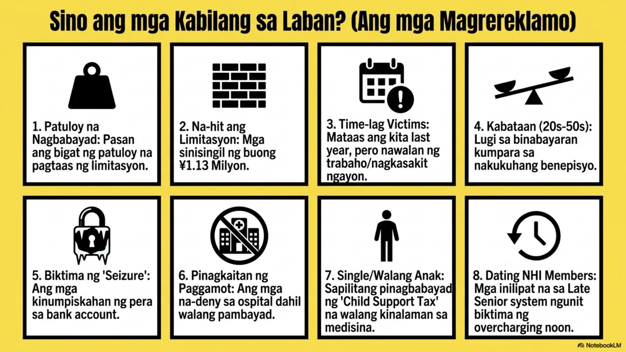 Slide 13 ng 14. Sino ang mga kabilang sa laban? Ang mga magrereklamo.