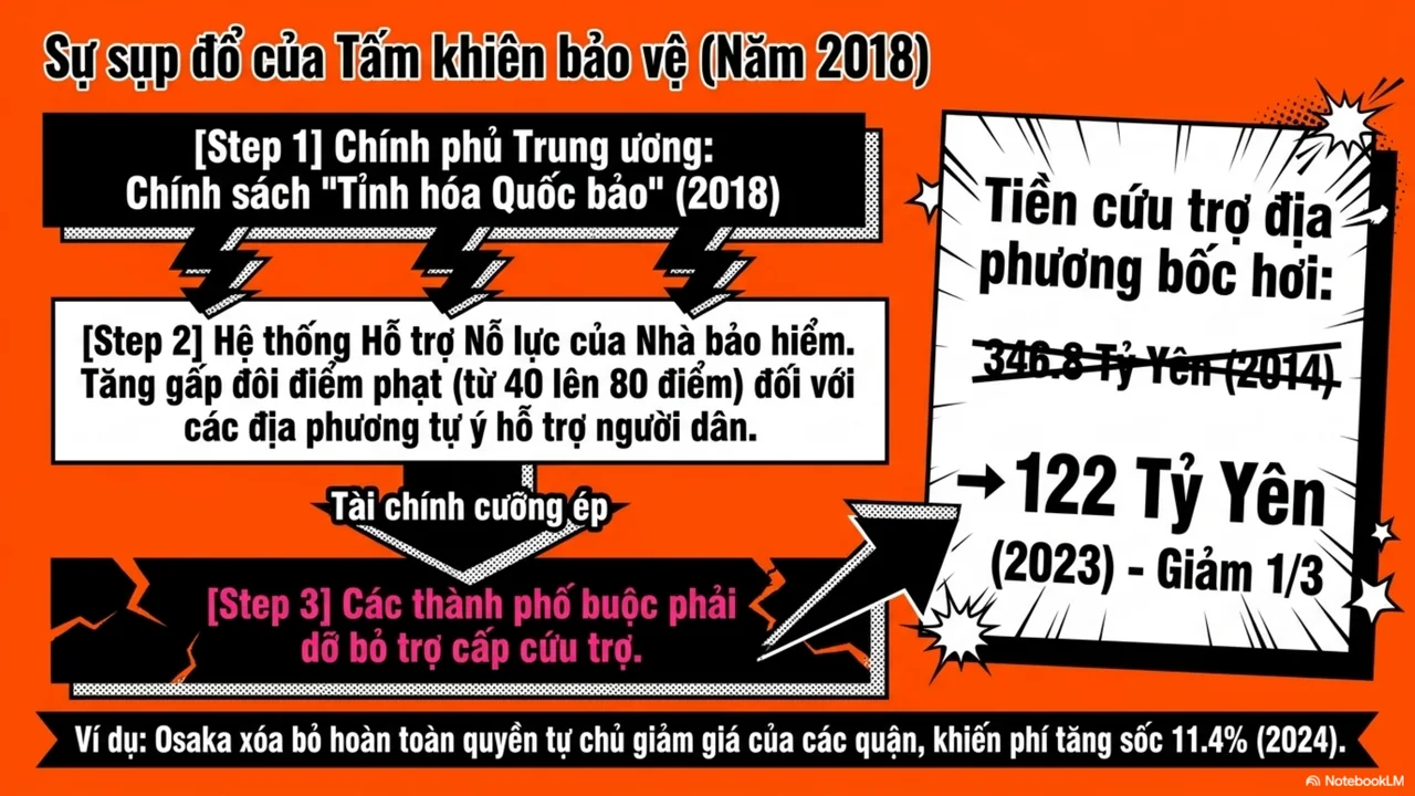 Trang 6 trên 15. Sự sụp đổ của tấm lưới bảo vệ từ năm 2018.